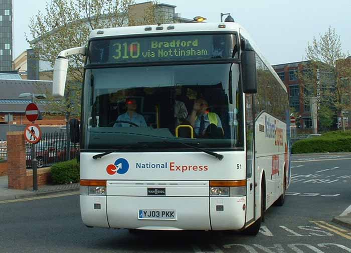 Birmingham Coach Co National Express DAF SB4000 Van Hool Alizee T9 15